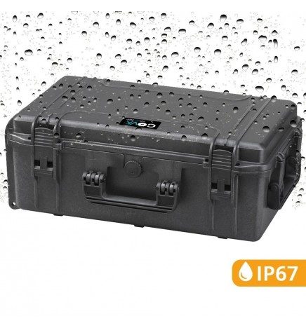IP67: fully dust and waterproof