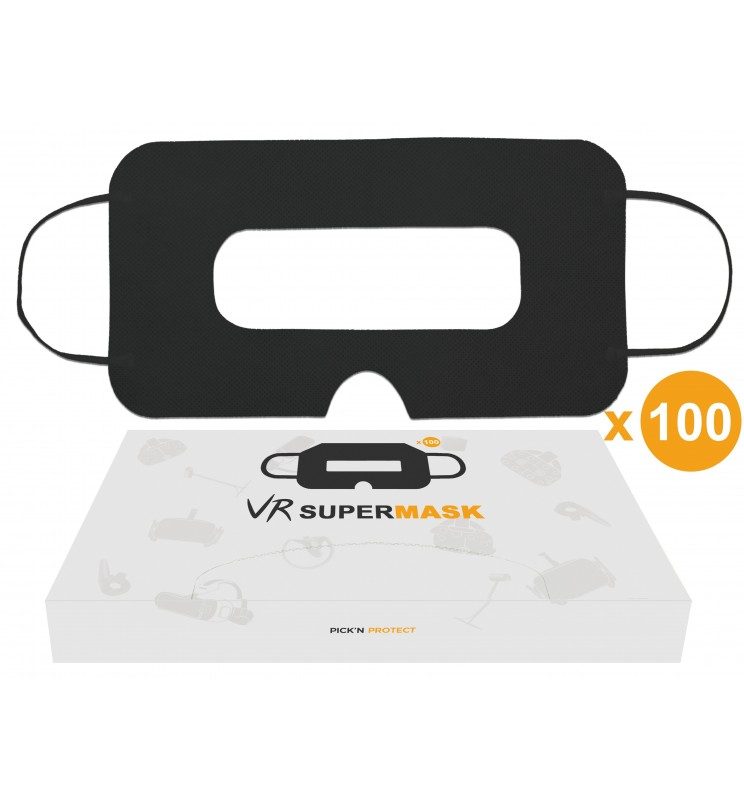 White 100 Pack VR Mask Disposable Face Cover Sanitary VR Mask 3D VR Eye Cover for HTC Vive or Pro//PS VR//Gear VR//Oculus Rift//Oculus Go,and Other VR Headsets