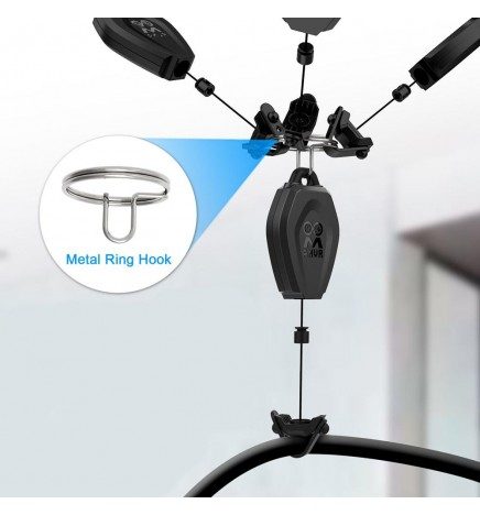 Comment gérer mes câbles casques VR au plafond ?