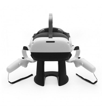 Pico Neo 3 headset stand with controller storage