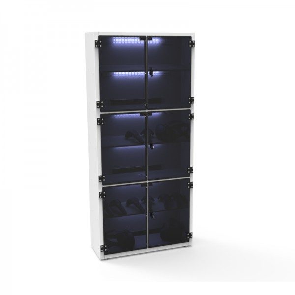 M-ASSET Charging cabinet - armoire de décontamination et de recharge UV-C au meilleur prix immersive display revendeur officiel