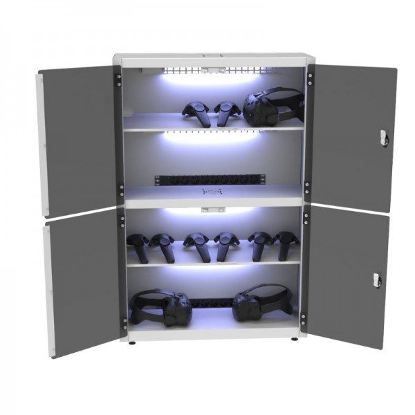 M-ASSET Charging cabinet MINI en position ouverte livraison express prix conseil qualité immersive display