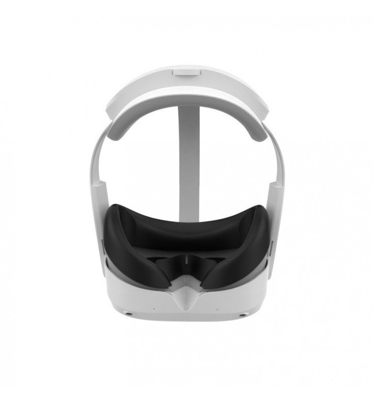 white silicone cover in pico 4 vr helmet top view distributed by immersive display paris france